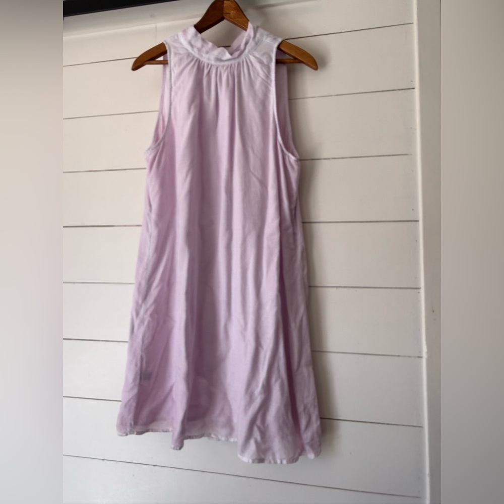 Boutique Bella Dahl Women’s Tie Back Mock Neck Dress Size Medium New with Tags